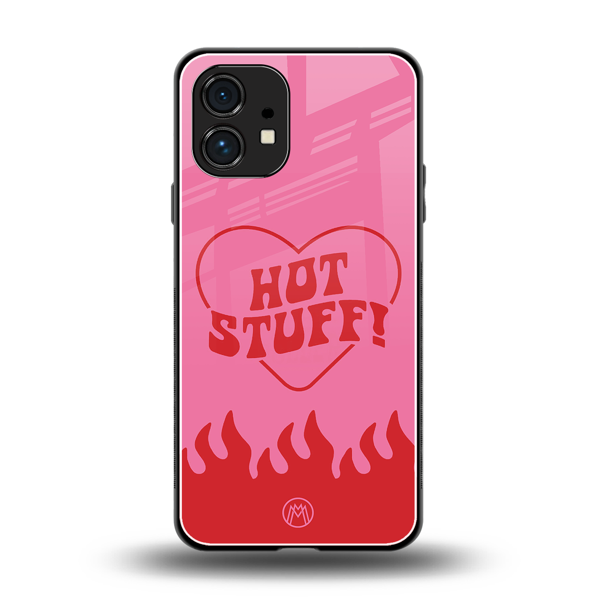 hot stuff back phone cover | glass case for nothing phone 1