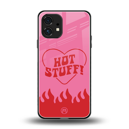 hot stuff back phone cover | glass case for nothing phone 1