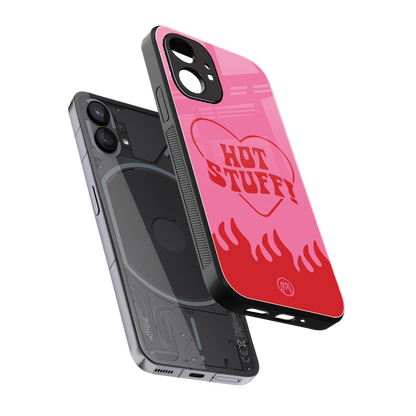 hot stuff back phone cover | glass case for nothing phone 1