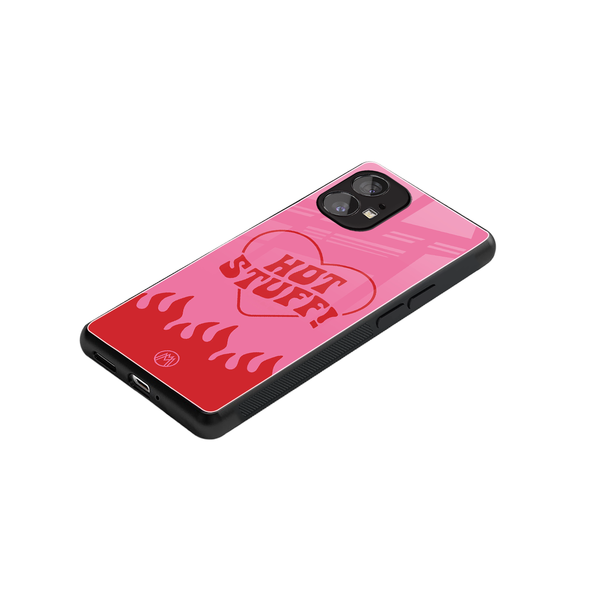 hot stuff back phone cover | glass case for nothing phone 1