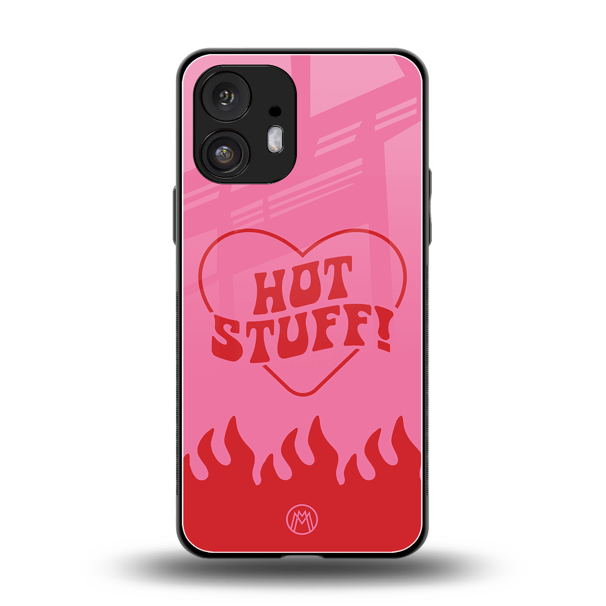 hot stuff back phone cover | glass case for nothing phone 2
