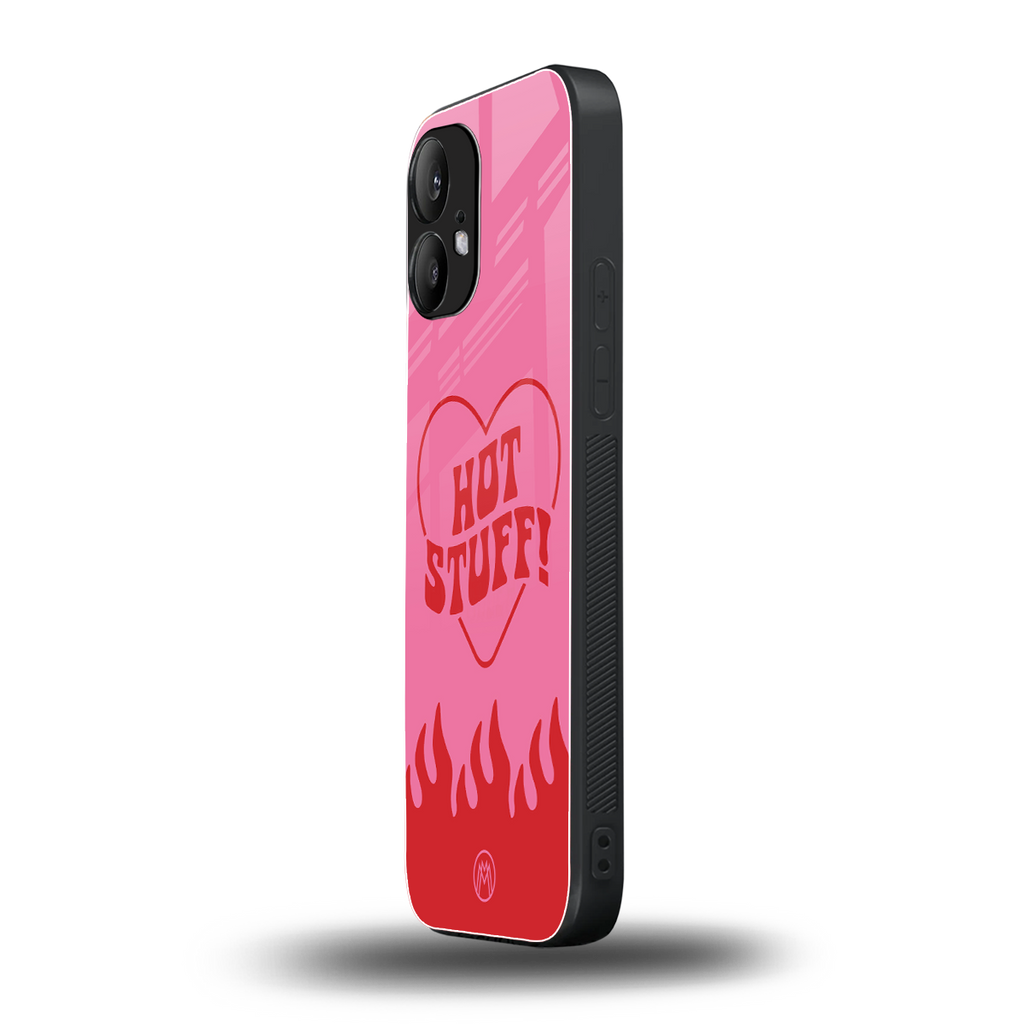 hot stuff back phone cover | glass case for nothing phone 2