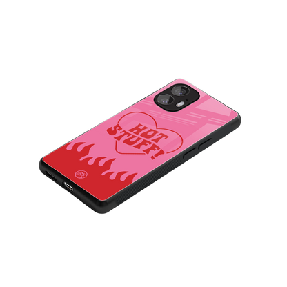 hot stuff back phone cover | glass case for nothing phone 2