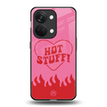 hot stuff back phone cover | glass case for oneplus nord 3