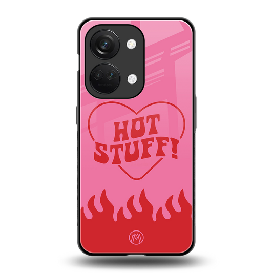 hot stuff back phone cover | glass case for oneplus nord 3