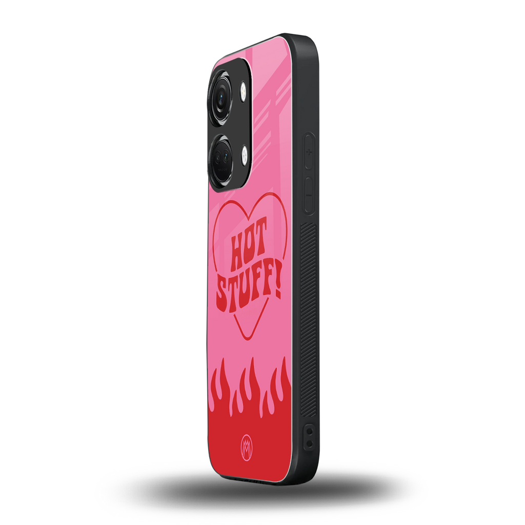 hot stuff back phone cover | glass case for oneplus nord 3