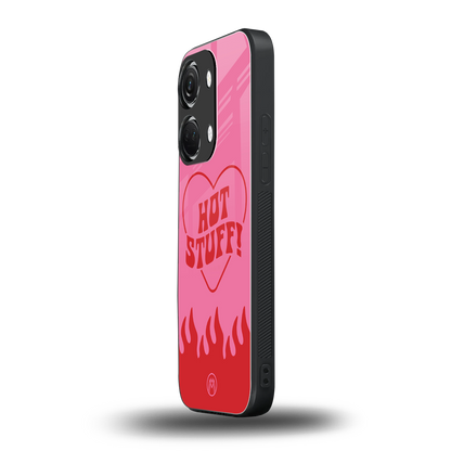 hot stuff back phone cover | glass case for oneplus nord 3