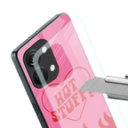 hot stuff back phone cover | glass case for oneplus nord 3