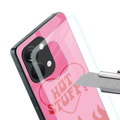 hot stuff back phone cover | glass case for oneplus nord 3