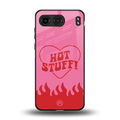 hot stuff back phone cover | glass case for oneplus nord 4