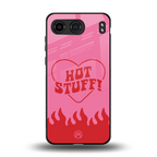hot stuff back phone cover | glass case for oneplus nord 4