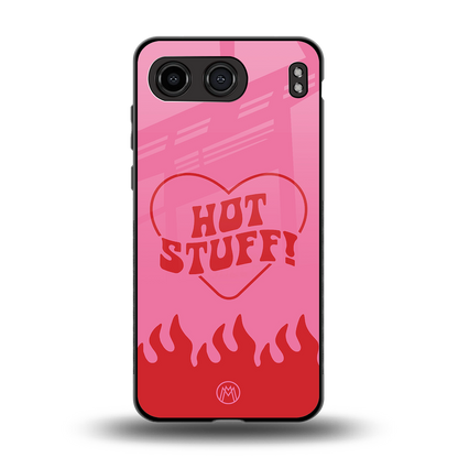 hot stuff back phone cover | glass case for oneplus nord 4