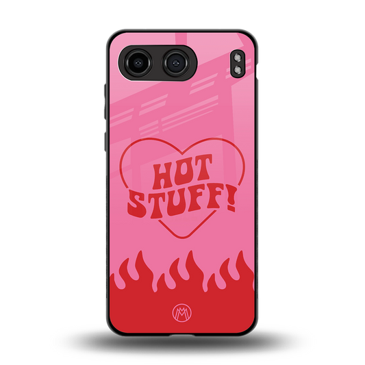 hot stuff back phone cover | glass case for oneplus nord 4