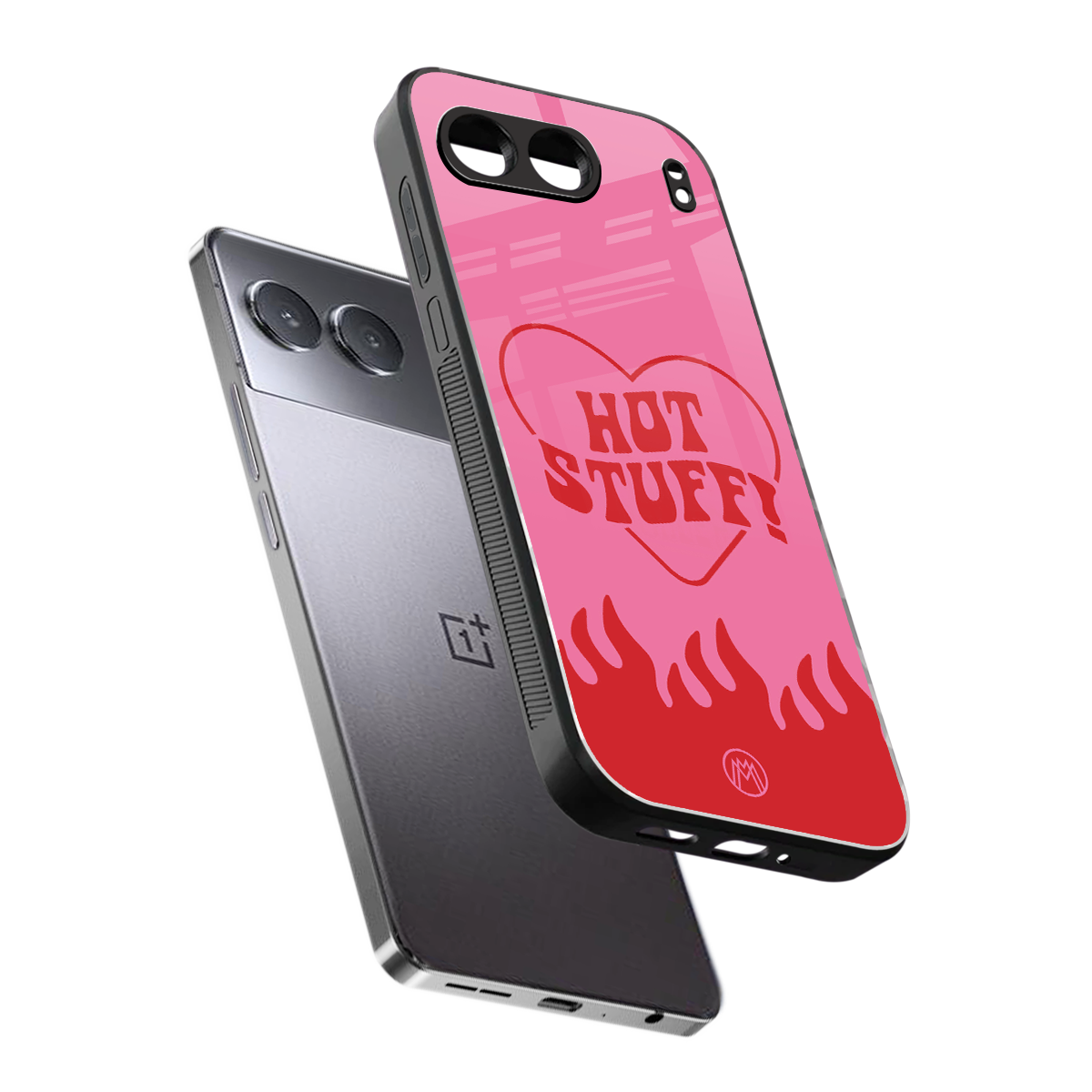 hot stuff back phone cover | glass case for oneplus nord 4