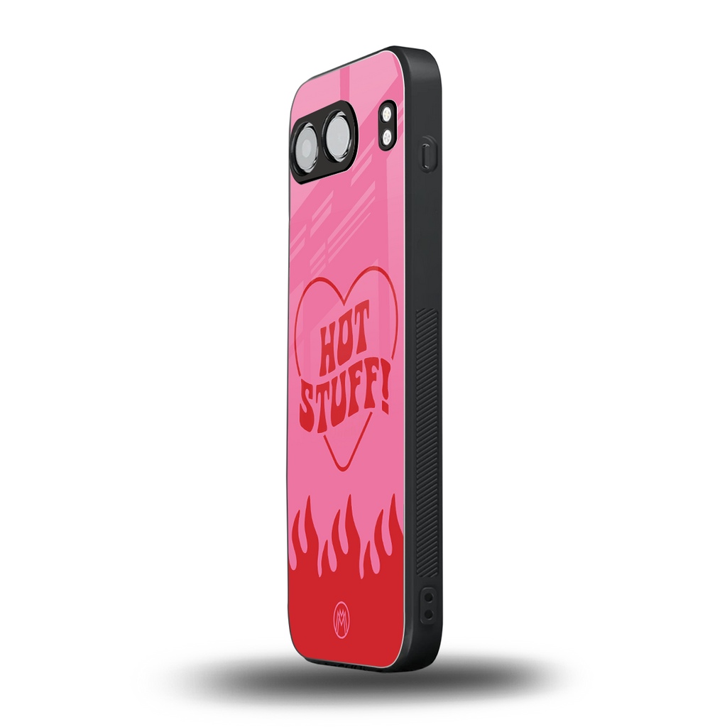 hot stuff back phone cover | glass case for oneplus nord 4