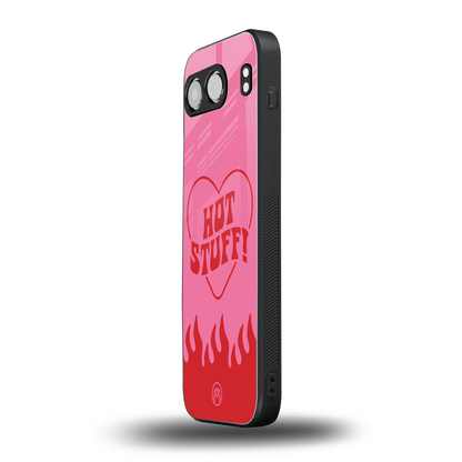 hot stuff back phone cover | glass case for oneplus nord 4