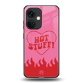 hot stuff back phone cover | glass case for oneplus nord ce 3
