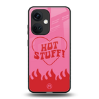 hot stuff back phone cover | glass case for oneplus nord ce 3