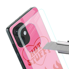 hot stuff back phone cover | glass case for oneplus nord ce 3