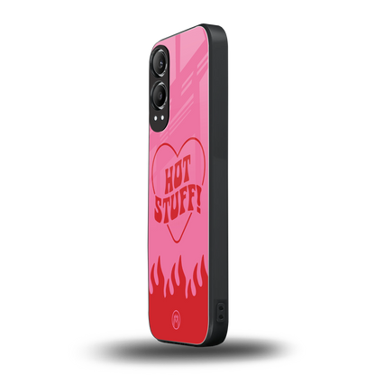 hot stuff back phone cover | glass case for oneplus nord ce 4 lite