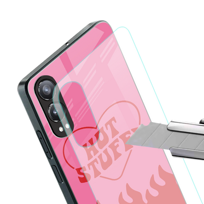 hot stuff back phone cover | glass case for oneplus nord ce 4 lite