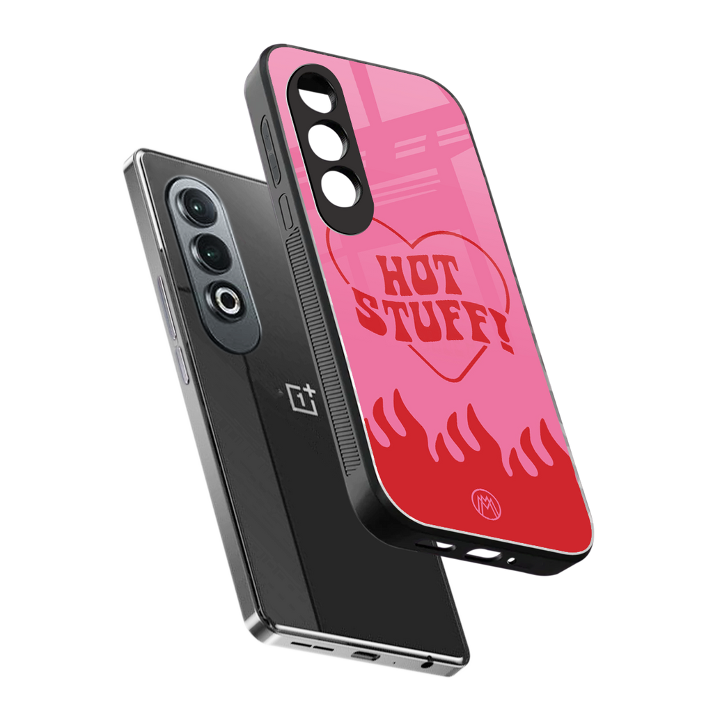 hot stuff back phone cover | glass case for oneplus nord ce 4