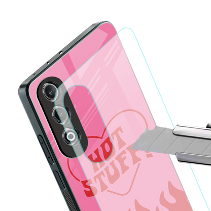 hot stuff back phone cover | glass case for oneplus nord ce 4