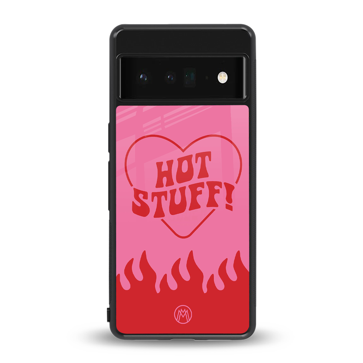hot stuff back phone cover | glass case for google pixel 6 pro