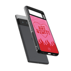 hot stuff back phone cover | glass case for google pixel 6 pro