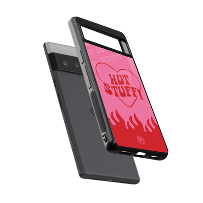 hot stuff back phone cover | glass case for google pixel 6 pro