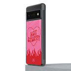 hot stuff back phone cover | glass case for google pixel 6 pro