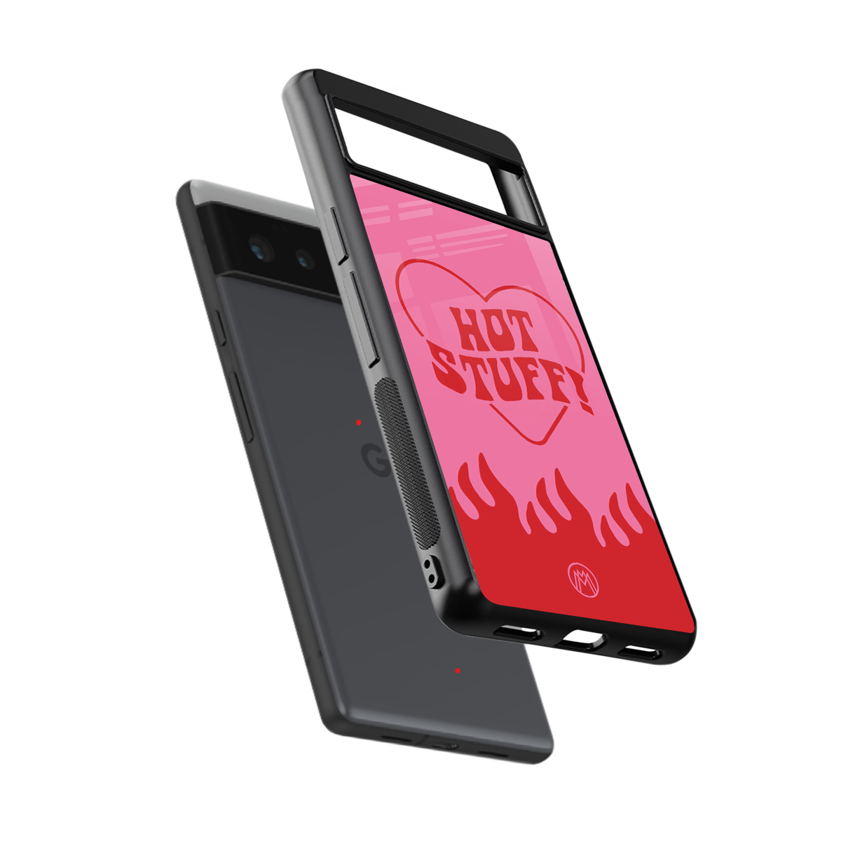 hot stuff back phone cover | glass case for Google Pixel 6A