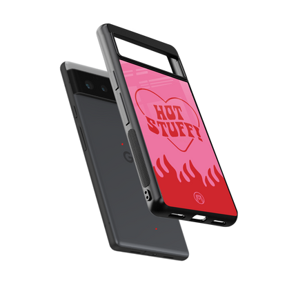 hot stuff back phone cover | glass case for Google Pixel 6A