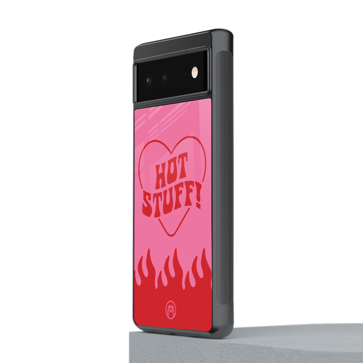hot stuff back phone cover | glass case for Google Pixel 6A