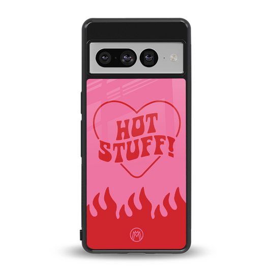 hot stuff back phone cover | glass case for google pixel 7 pro