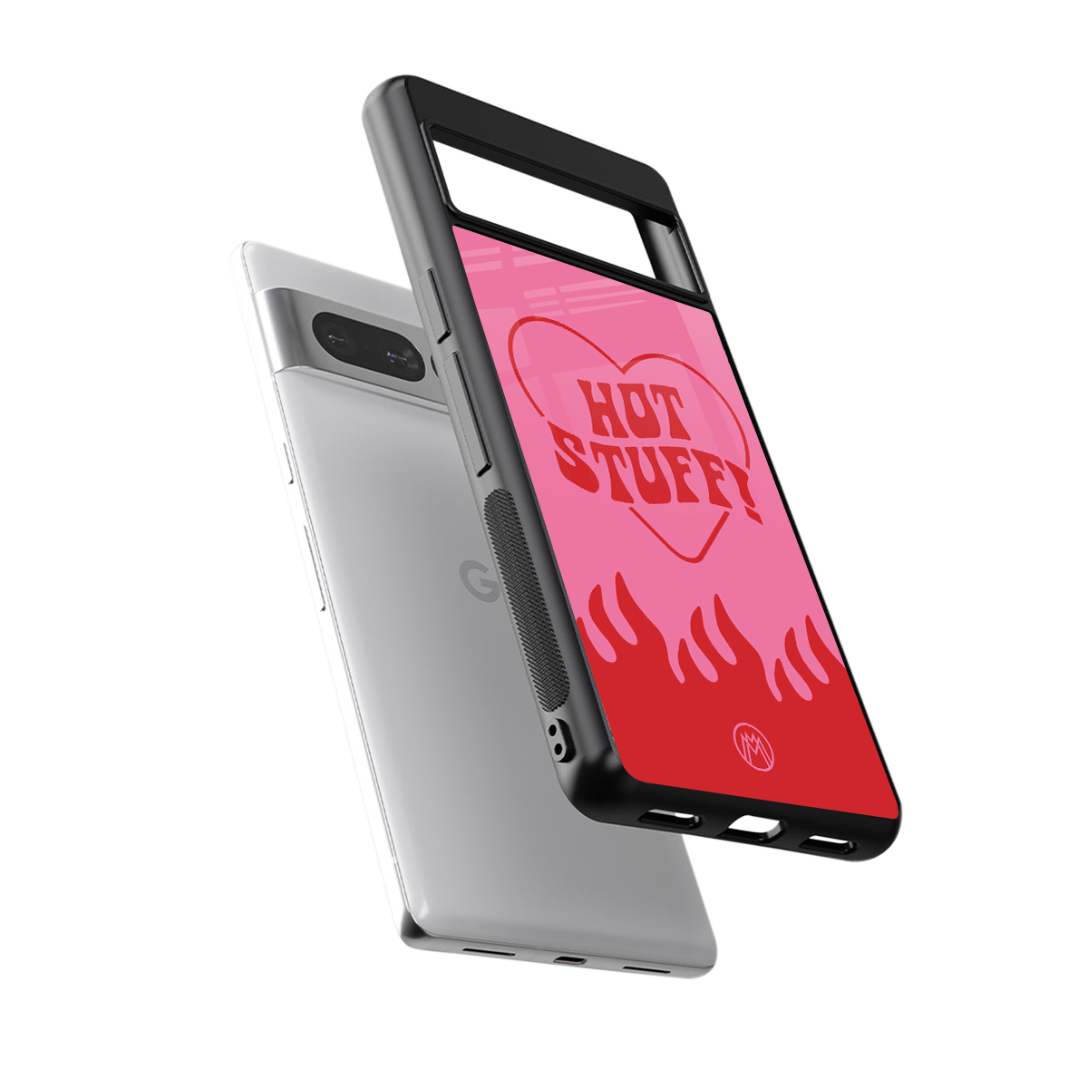 hot stuff back phone cover | glass case for google pixel 7 pro