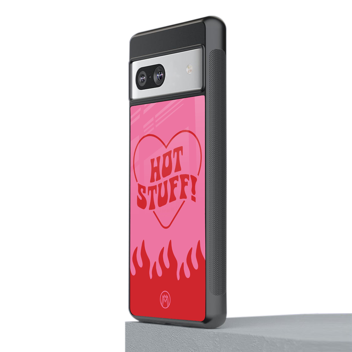 hot stuff back phone cover | glass case for Google Pixel 7A