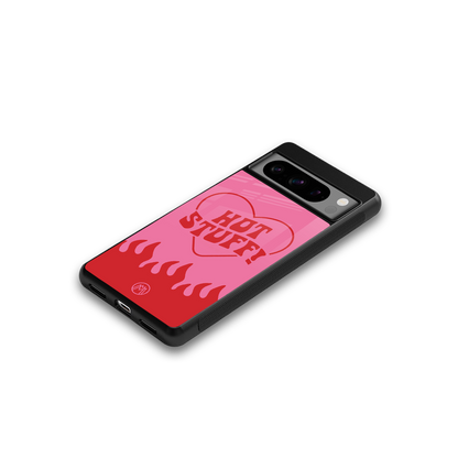 hot stuff back phone cover | glass case for google pixel 8 pro