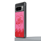 hot stuff back phone cover | glass case for google pixel 8 pro