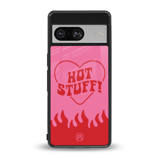 hot stuff back phone cover | glass case for Google Pixel 8