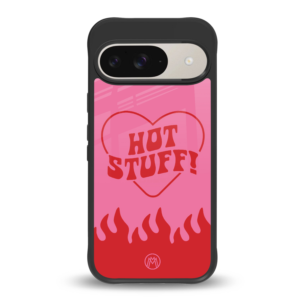 hot stuff back phone cover | glass case for google pixel 9