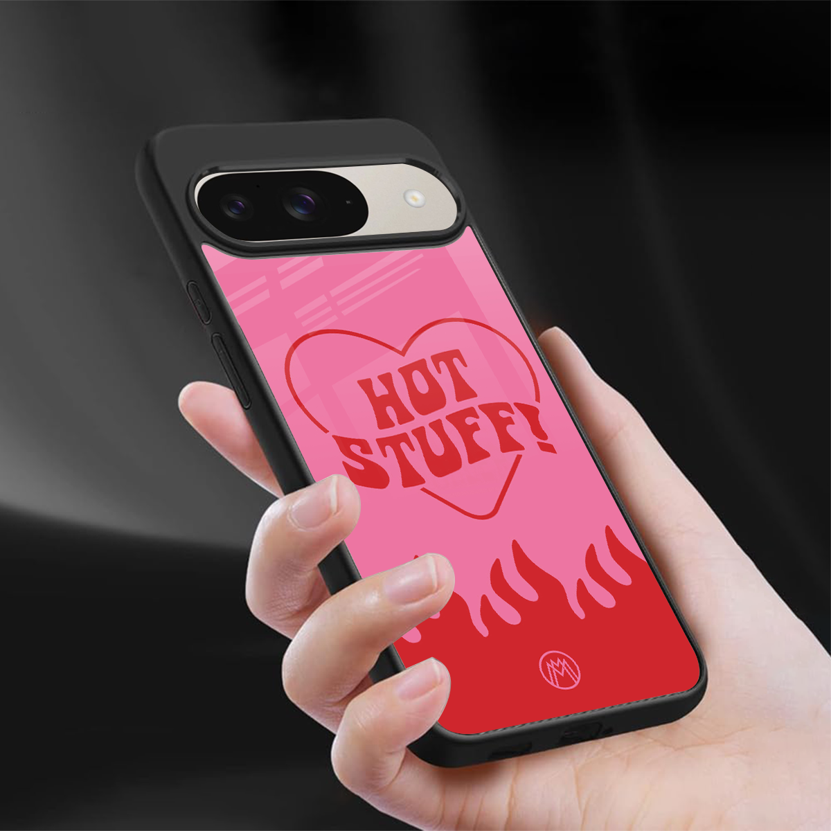 hot stuff back phone cover | glass case for google pixel 9