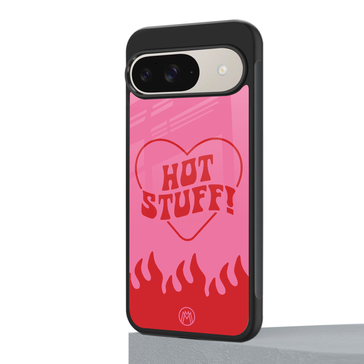 hot stuff back phone cover | glass case for google pixel 9