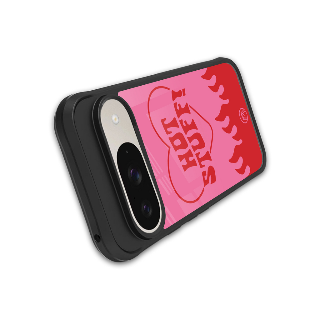 hot stuff back phone cover | glass case for google pixel 9
