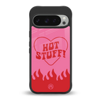 hot stuff back phone cover | glass case for google pixel 9 pro