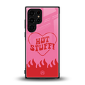 hot stuff back phone cover | glass case for samsung galaxy s23 ultra
