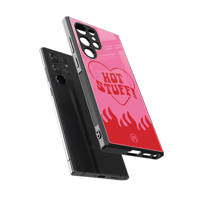 hot stuff back phone cover | glass case for samsung galaxy s23 ultra