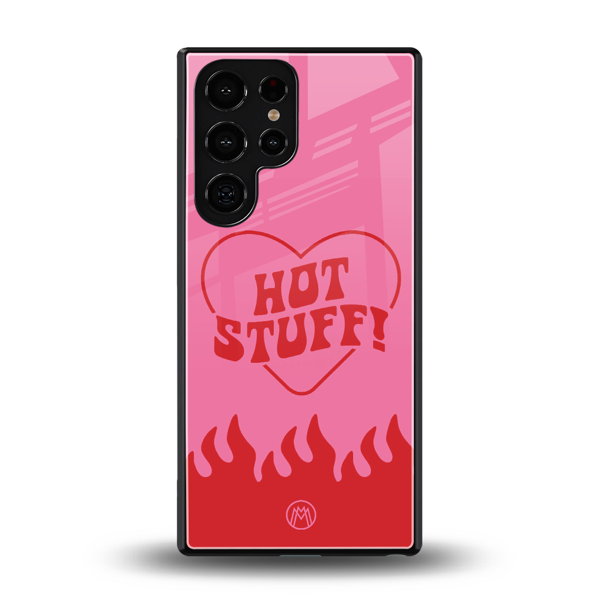 hot stuff back phone cover | glass case for samsung galaxy s25 ultra
