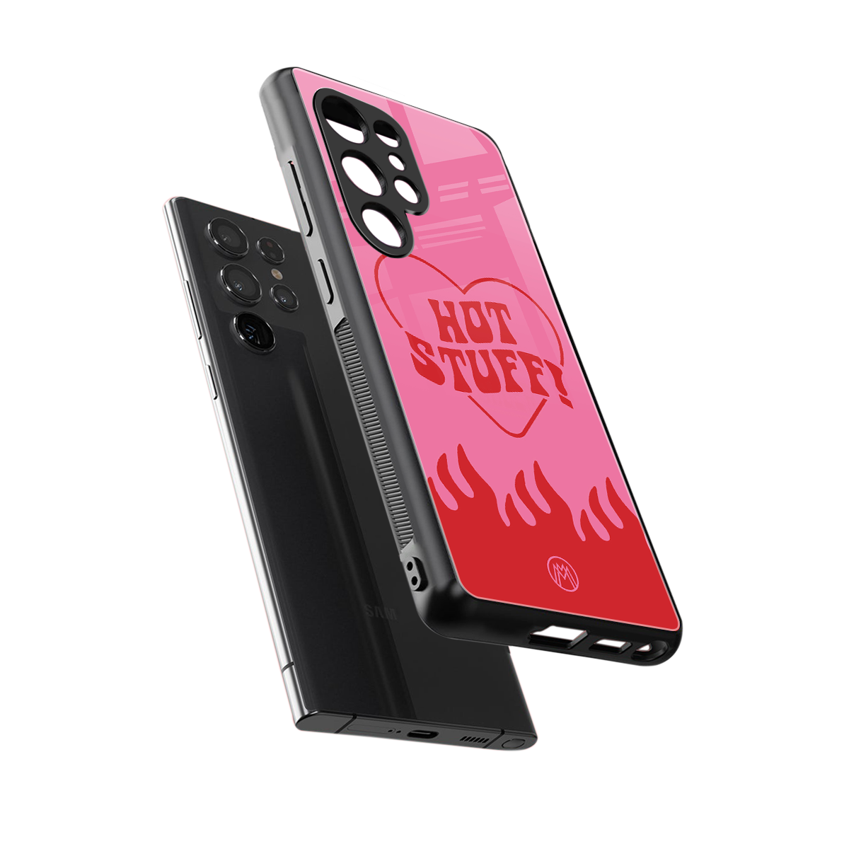 hot stuff back phone cover | glass case for samsung galaxy s25 ultra