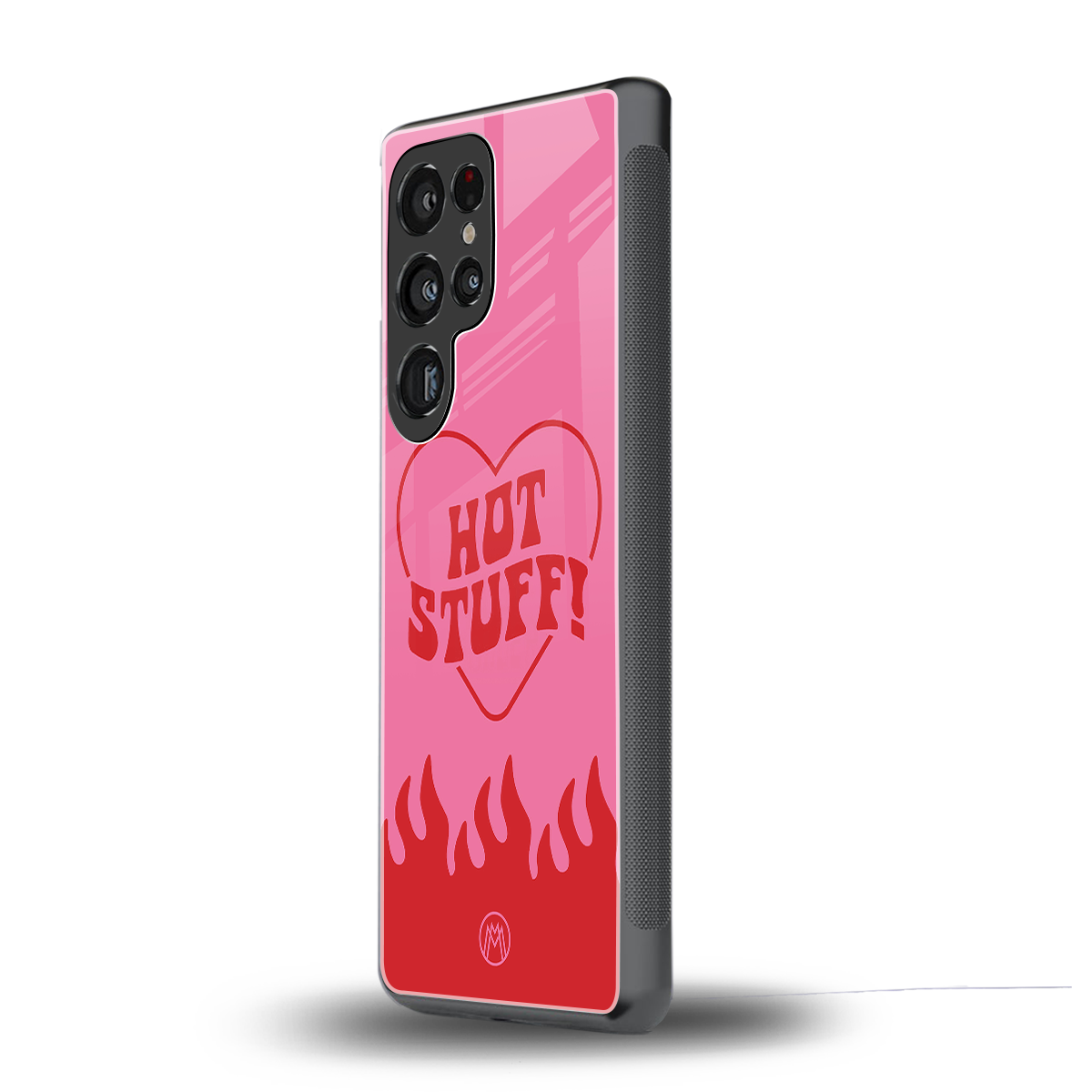 hot stuff back phone cover | glass case for samsung galaxy s25 ultra